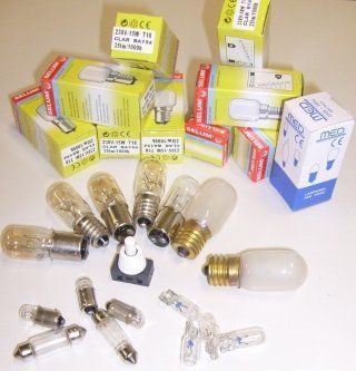 LAMPADINE INTERRUTTORI PER MACCHINE DA CUCIRE