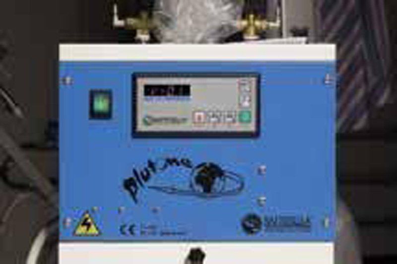 pannello di comando generatore di vapore a gestione elettronica