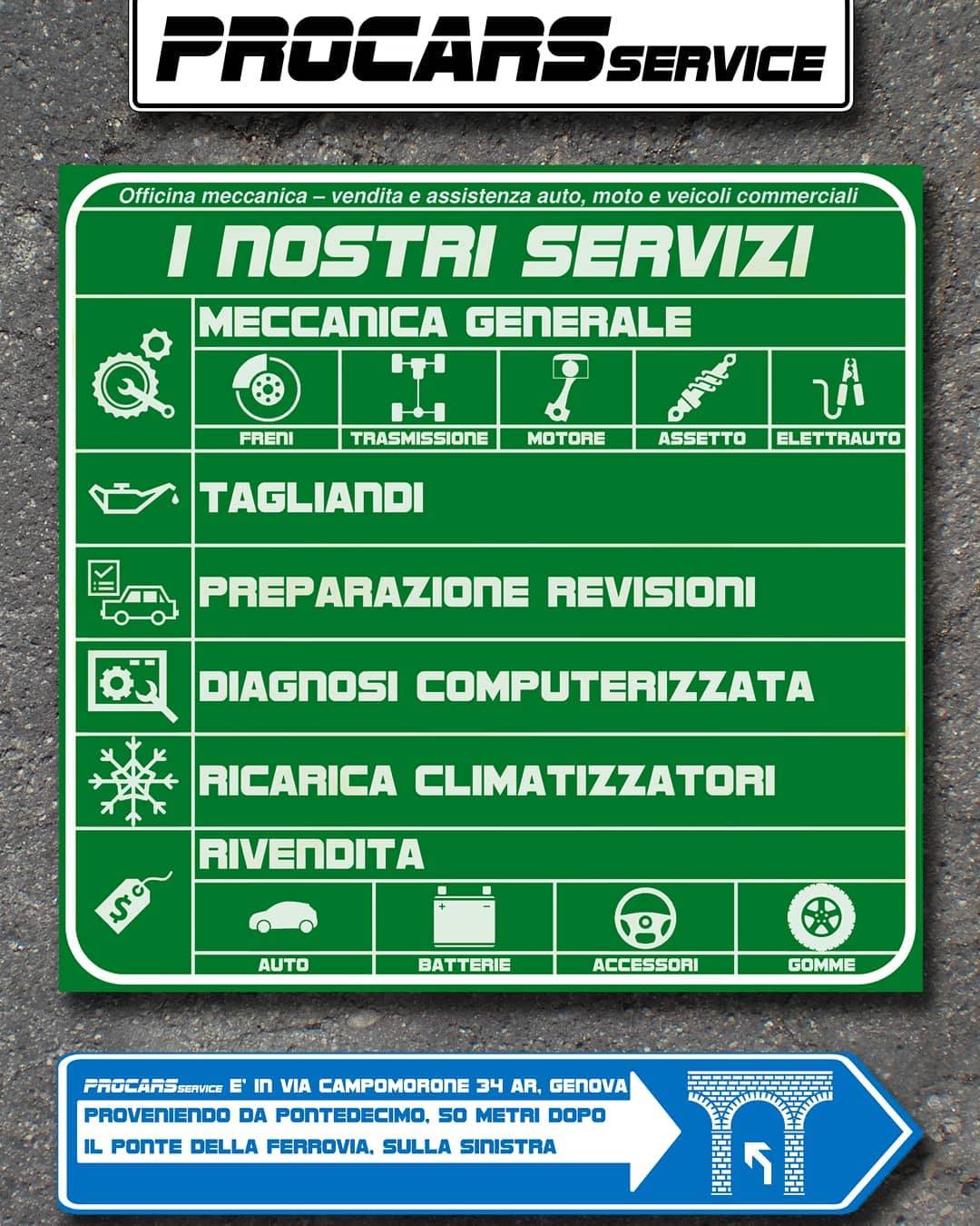 officina meccanica Procars Service a Genova Pontedecimo