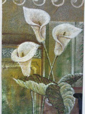 decorazione a fiori per muro