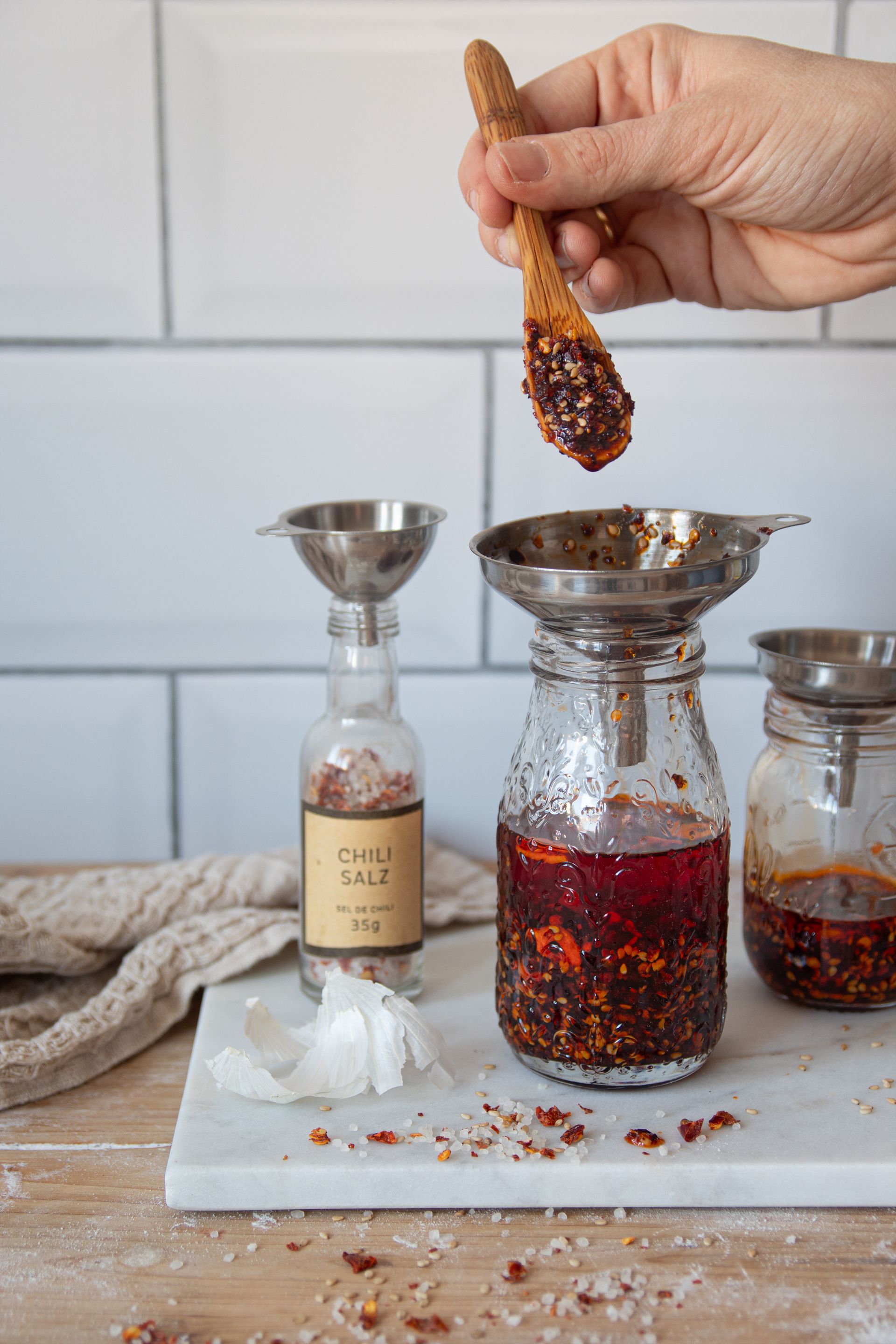 öl mit chili selber machen