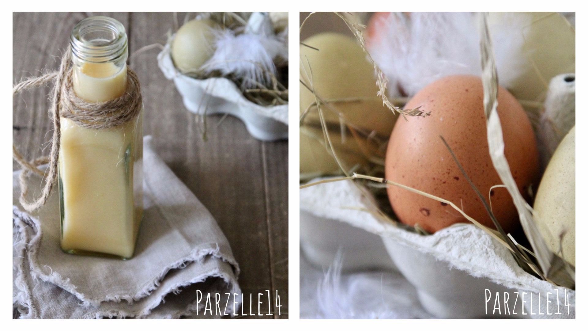 Eierlikör aus ganzen Eiern - das perfekte Ostergeschenk