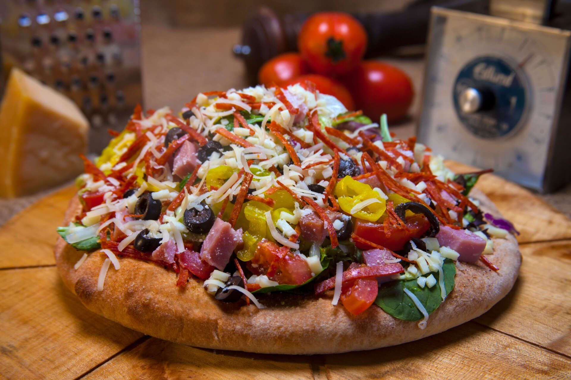 The Big Ron salad at Little Camille's By The Green restaurant in Casco, MI