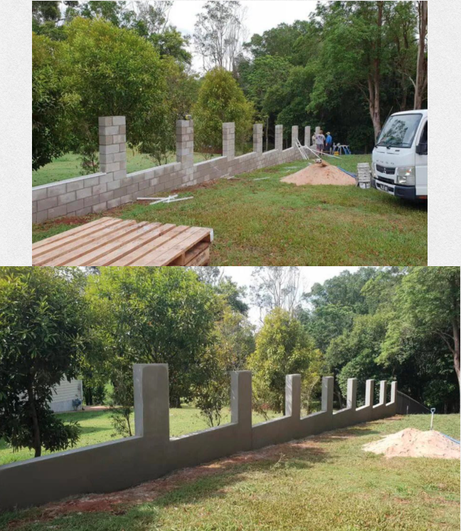 MJ Render, Rendering, Fence, Peachester, Qld