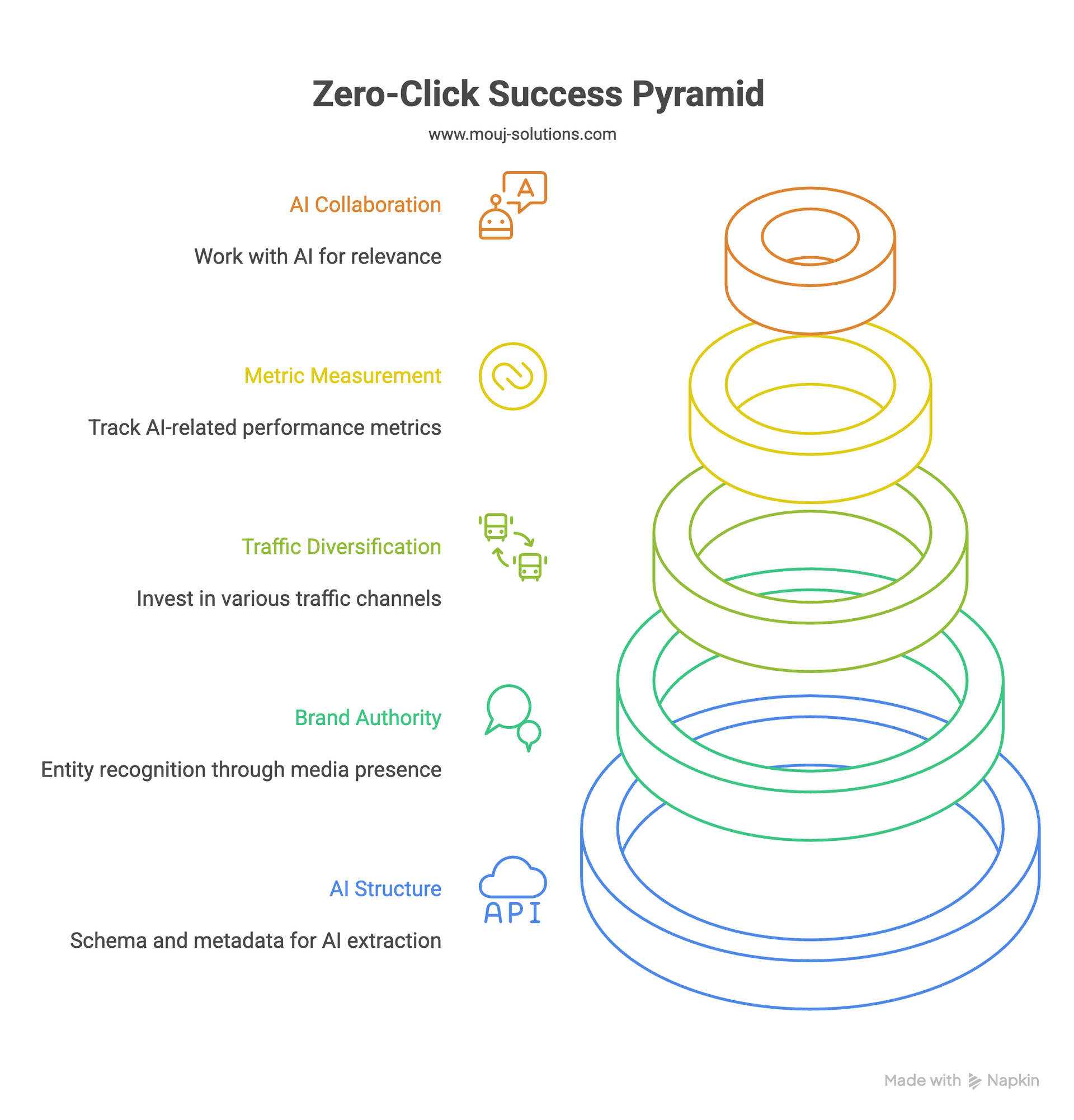 A diagram of enhancing content visibility and stability