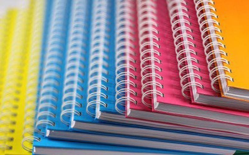 Rilegatura con spirale in metallo