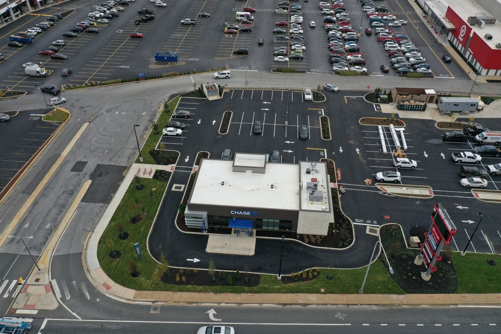 Chase Building Drone Shot — Aston, PA — Nick Falcone & Sons, Inc.