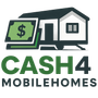 Logo: A mobile home with cash representing 