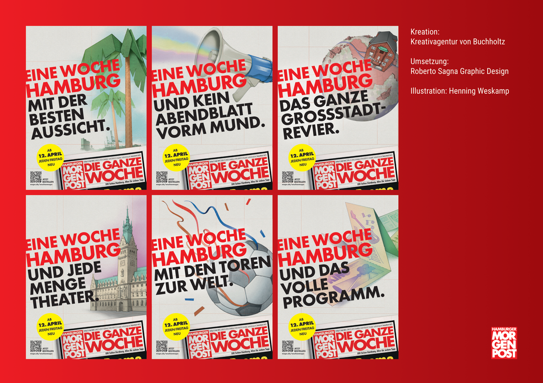 Kampagnenadaption WochenMOPO Launch – Werbemittel Hamburger Morgenpost (Motiv 17) Wochenmopo Kampagne