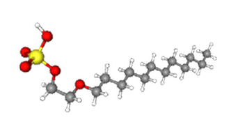 CAS Number 9004-82-4.  Polyoxyethylene lauryl ether sodium sulfate.