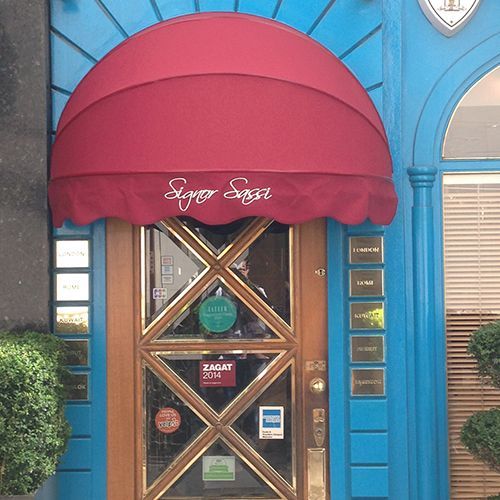 Custom canopy sign on Raleigh NC storefront by Carolina Signs And Wonders