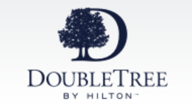 DoubleTree by Hilton logo: Blue tree inside a blue 