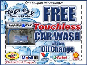 Car-Wash-Coupon |  Tega Cay Oil Change