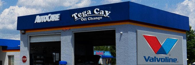 Location-Fort Mill, SC. Auto Repair, Brakes, Oil Change, Diesel, Drive-thru at Tega Cay Oil Change-Valvoline Oil