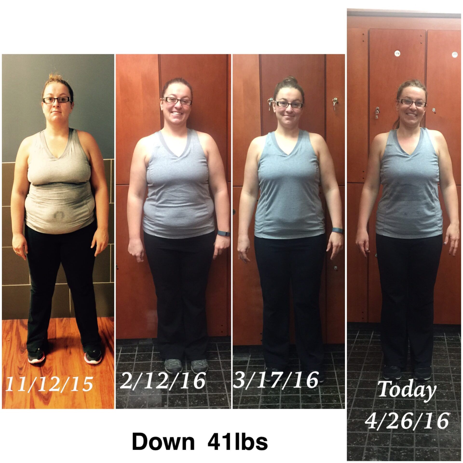 A woman has lost 41 lbs in four weeks
