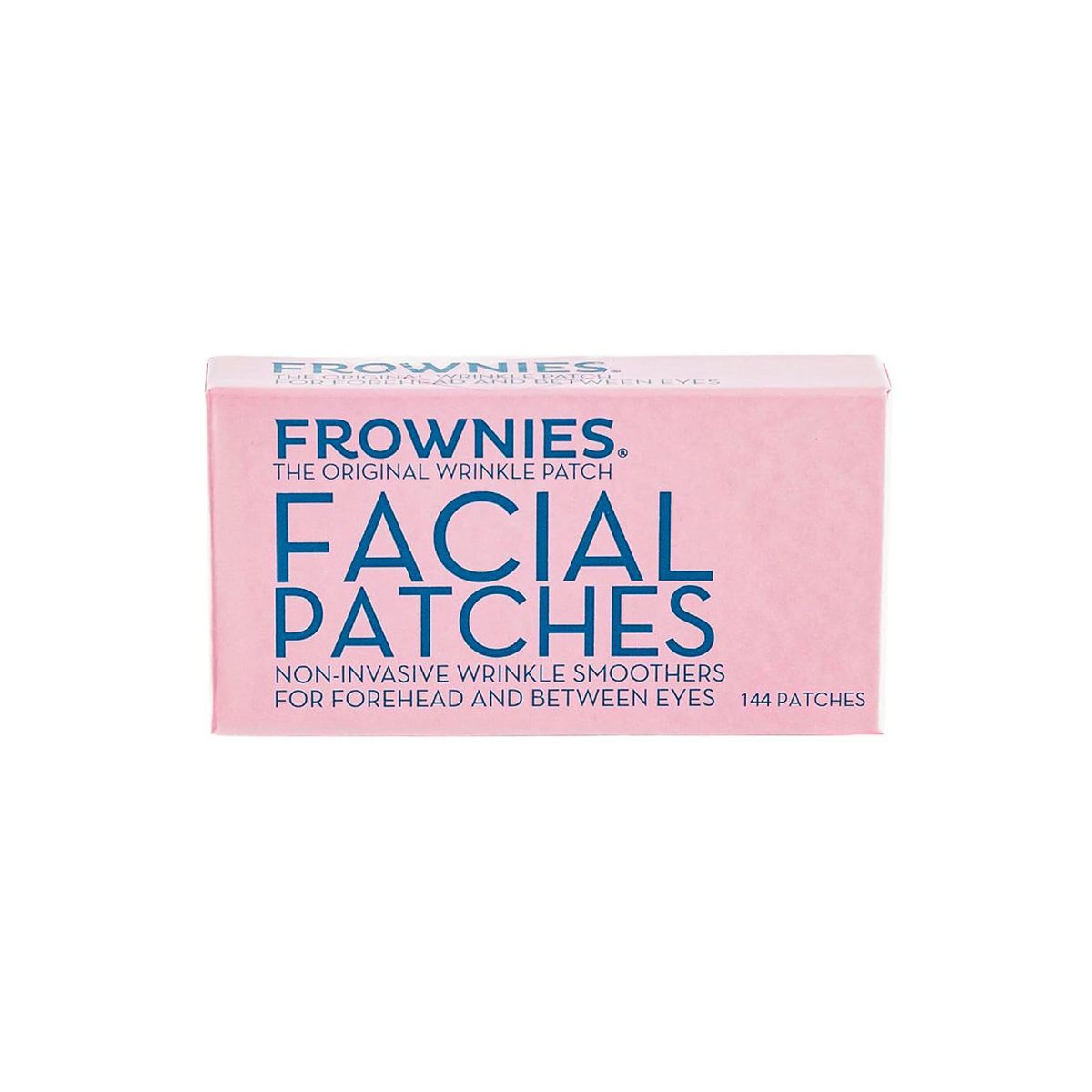 A box of brownies facial patches on a white background.