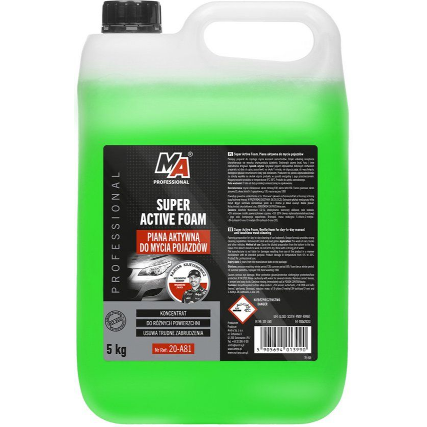 MA Professional Serie - Actief Schuim - 5kg - Hoogwaardige Reiniging - Karosserie