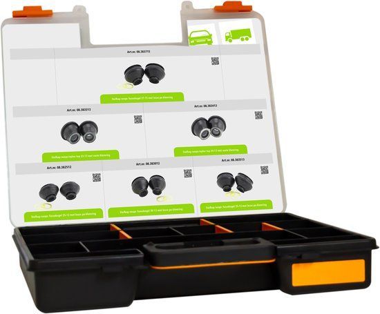 Assortiment Fuseekogelhoezen (6 Soorten)