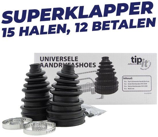 Universele - aandrijfashoes - (set 15 st.) incl. toebehoren