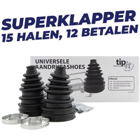 Universele - aandrijfashoes - (set 15 st.) incl. toebehoren