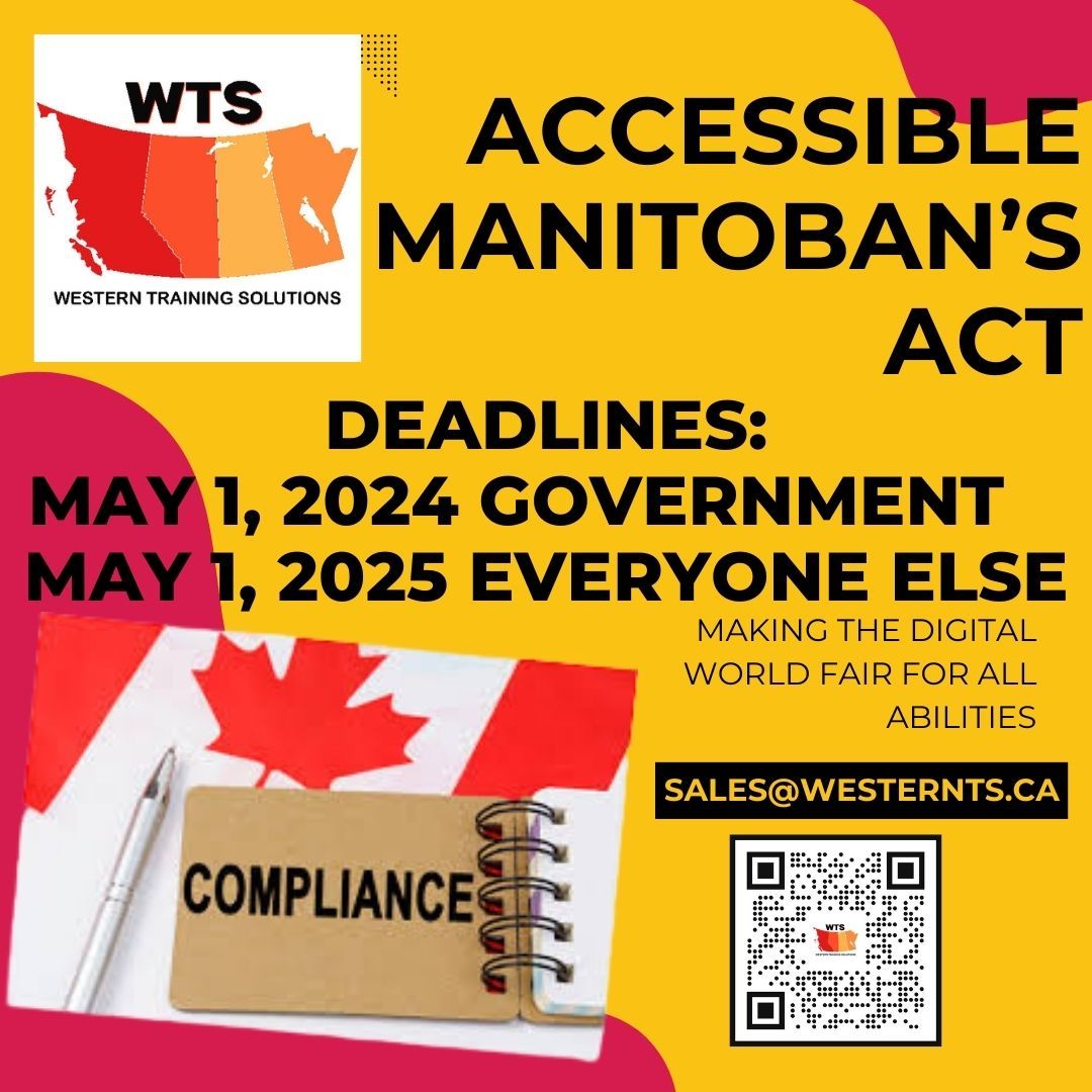 Western Training Solutions - Accessible Manitoban's Act