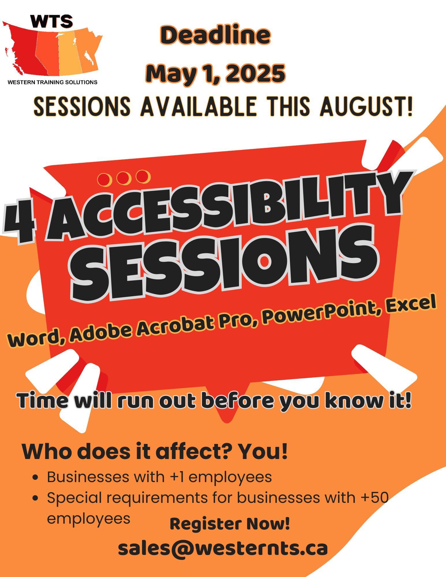 Western Training Solutions - August Accessibility Courses