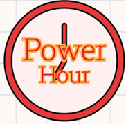 Western Training Solutions - Power Hour logo depicting a clockface in shades of red, orange and yellow