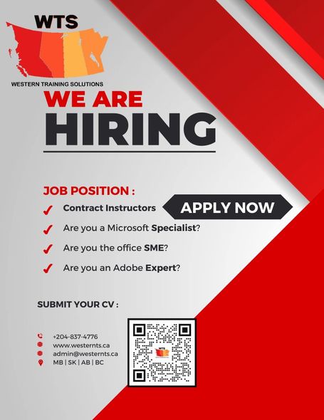 Western Training Solutions We are hiring image