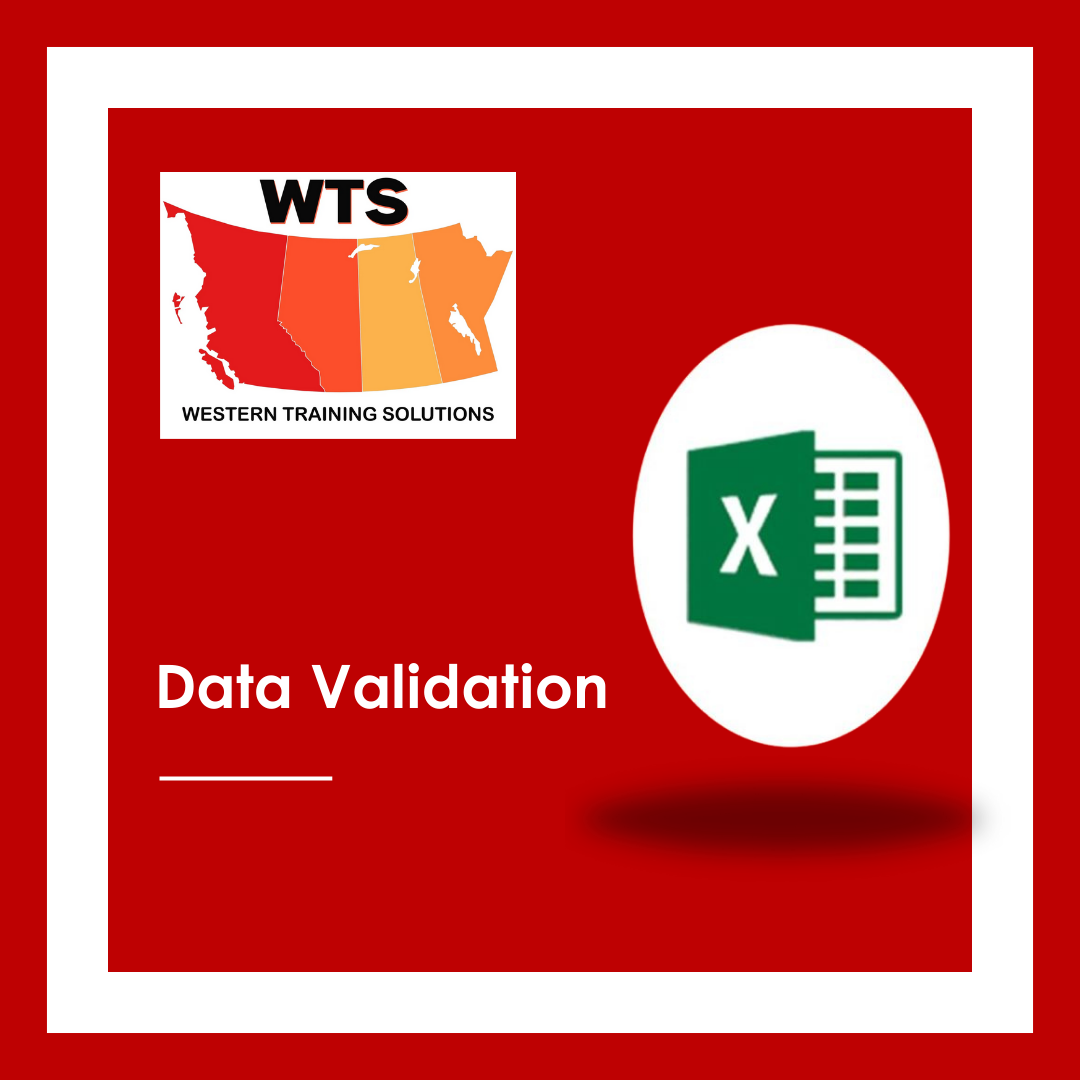 Data Validation - Western Training Solutions