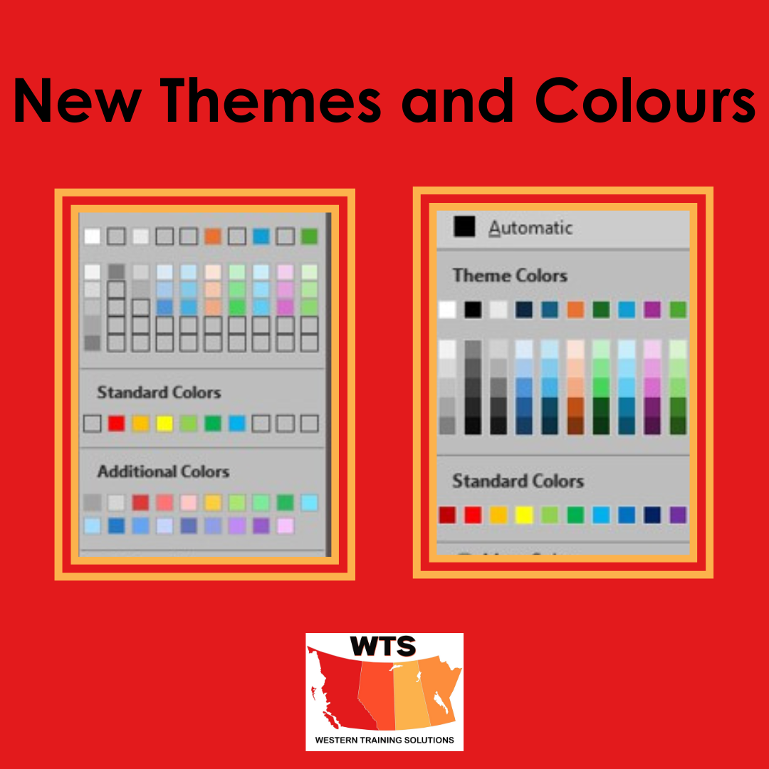 Microsoft New Theme and Colours - Western Training Solutions