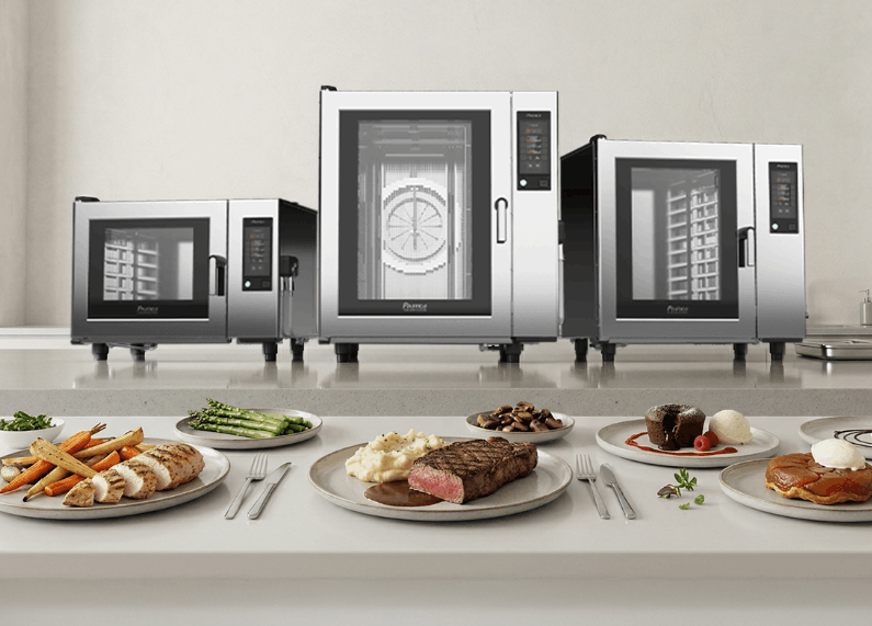 Horno combinado de última generación para optimizar la producción en cocina profesional