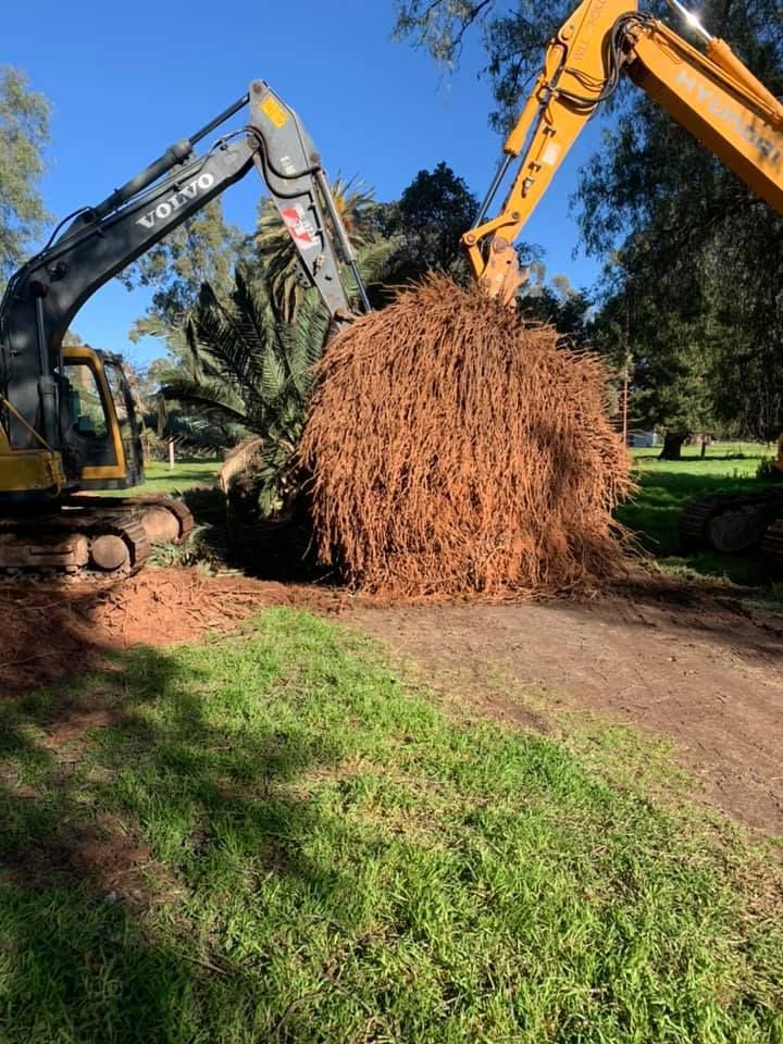 Two Excavator Cleaning on the Site | Benalla, Vic | Darrel's Diggers