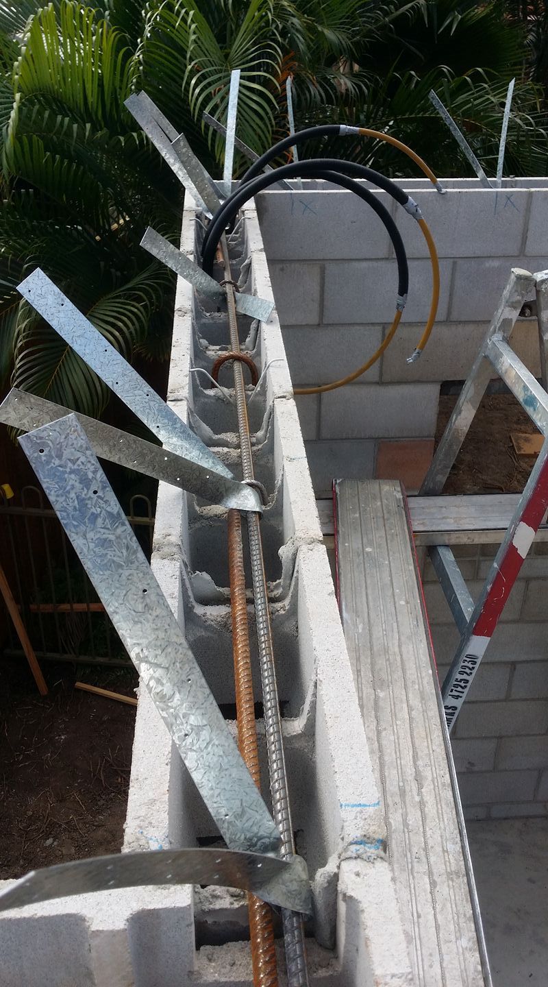Construction of a Concrete Block Wall — Wilko Plate (Aust) Pty Ltd in Annandale, QLD