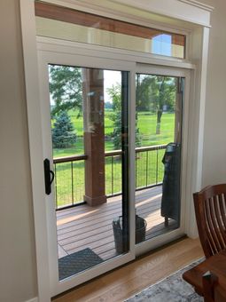 A home in Cedar Lake, IN, with new replacement windows