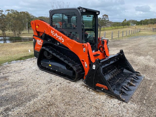 View Side Left Black And White Positrack — Quality Excavation in Boomerang Beach, NSW