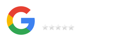 A google logo with three stars on a white background.