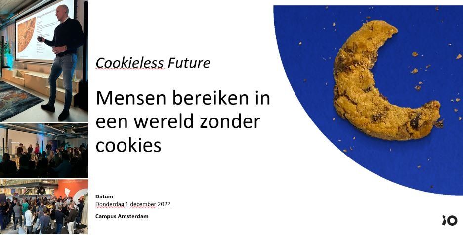 Host bij iO's event 'Cookieless Future: Mensen bereiken in een wereld zonder cookies'