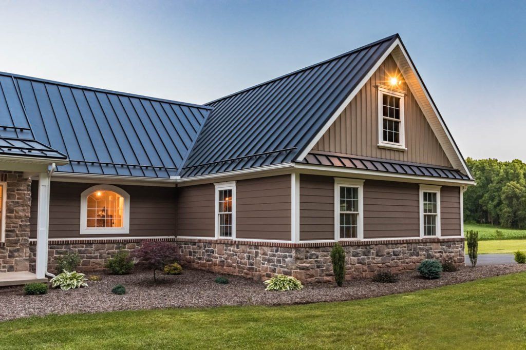 Metal Roofing on a building