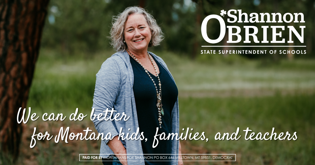 Shannon O'Brien for Montana Superintendent of Schools