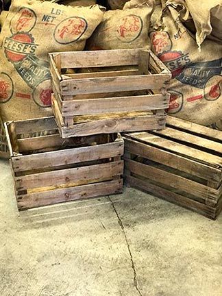 Wood Crates — Western Rentals in Rose Dr. Yorba Linda, CA