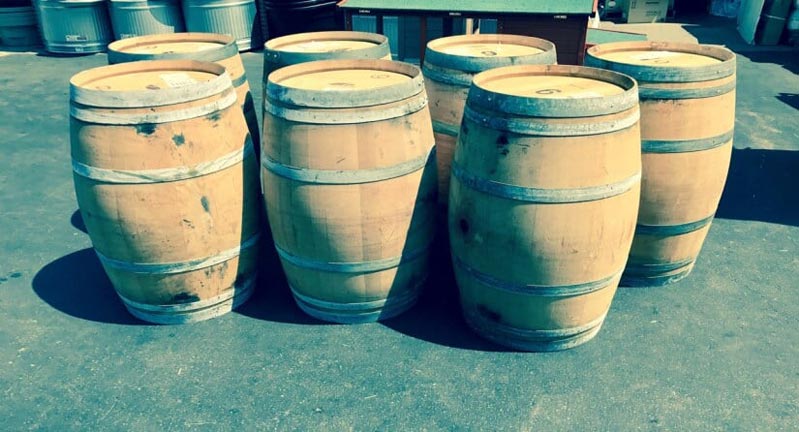 Wooden wine barrels — Western Party Rentals in Yorba Linda, CA