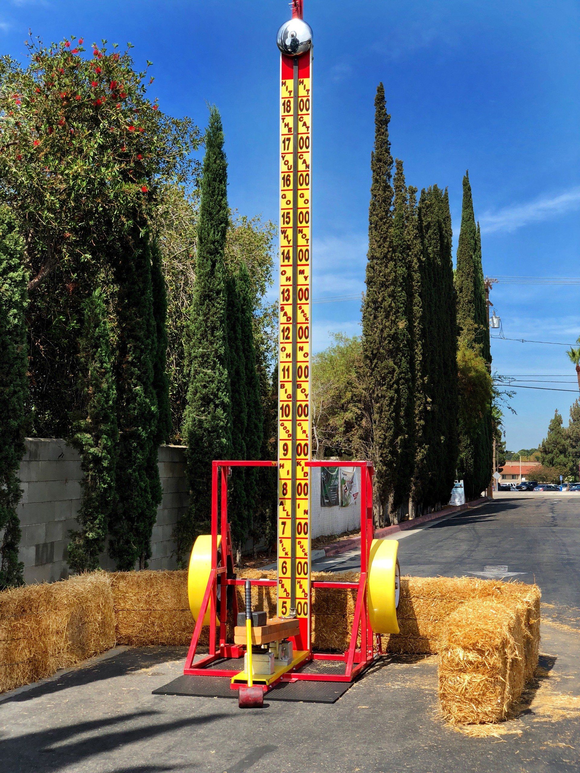Hay Bundle — Full View of High Striker in Yorba Linda, CA