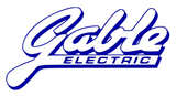 Blue script logo for Gable Electric.