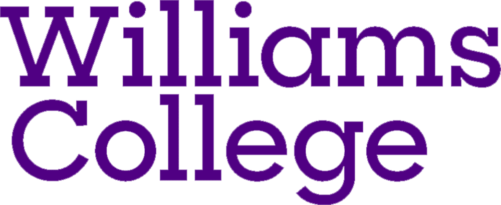 Williams College logo in purple.