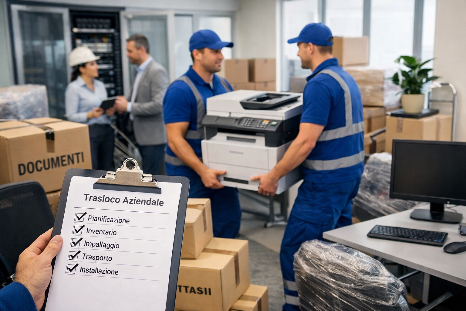 Traslochi aziendali complessi: come pianificare il trasferimento di uffici con Coopservice