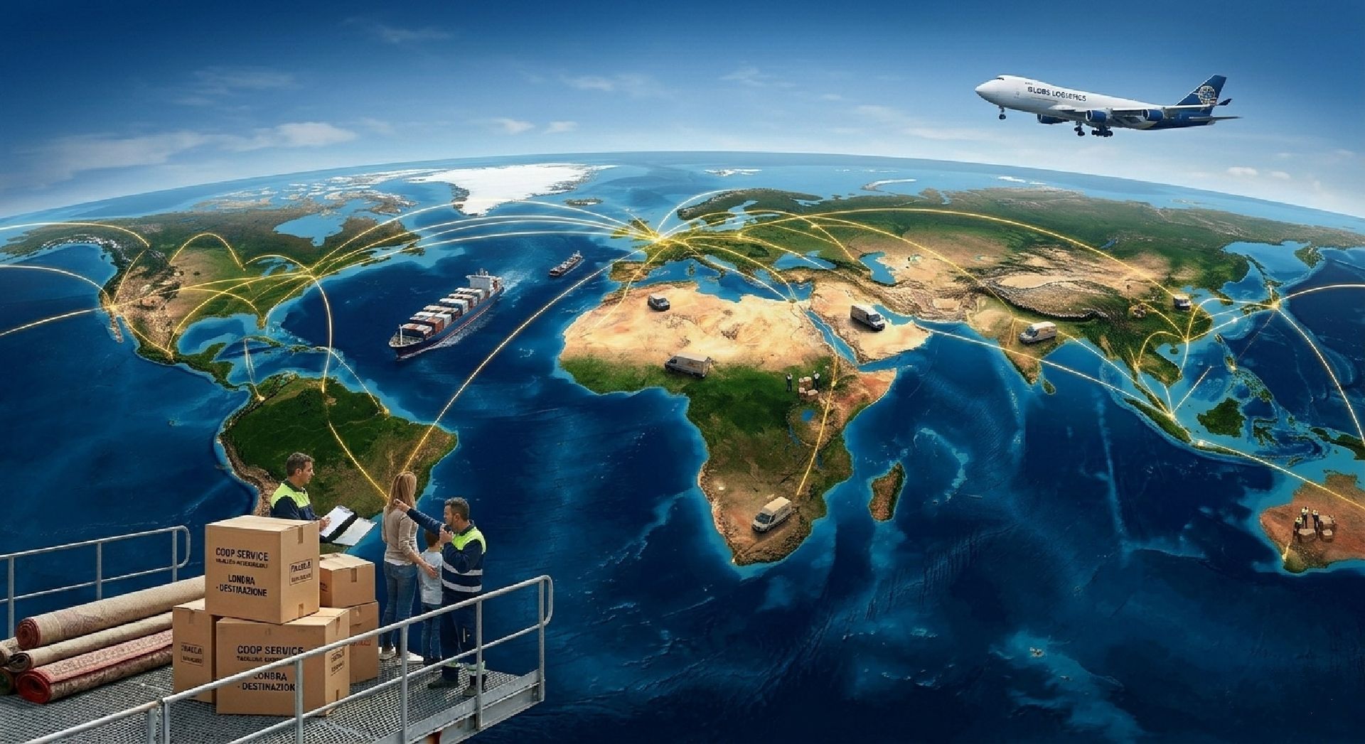 Traslochi internazionali guida completa alla logistica affidatevi a  Coopservice preventivi gratuiti