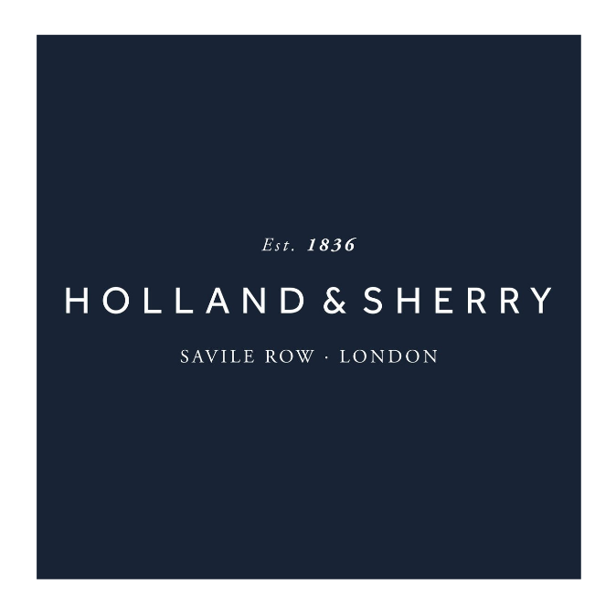 A logo for holland & sherry savile row london