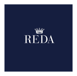 The word reda is on a blue background