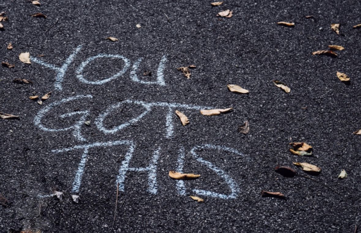 Handwritten 'you got this' note to inspire and encourage on National Encouragement Day.