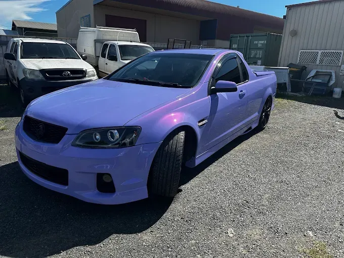 a Pickup Truck is Parked in Front of a Building. — FSK Paint & Panel in Casino, NSW 